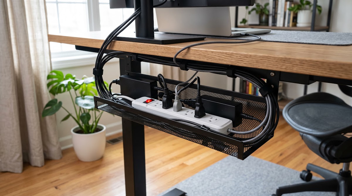 Best Under Desk Cable Trays for Home Offices (2026) - BEST COMPACT — IN CONTEXT