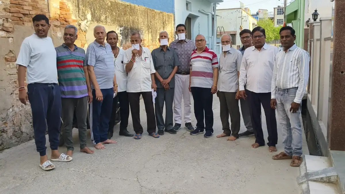 मंगल प्रवेश शासन दीपक श्री विनय मुनि जी म सा का आज रिको हाऊसिंग बोर्ड से चंपानगर नवरंग नगर मे शांति सदन मे मंगल प्रवेश।