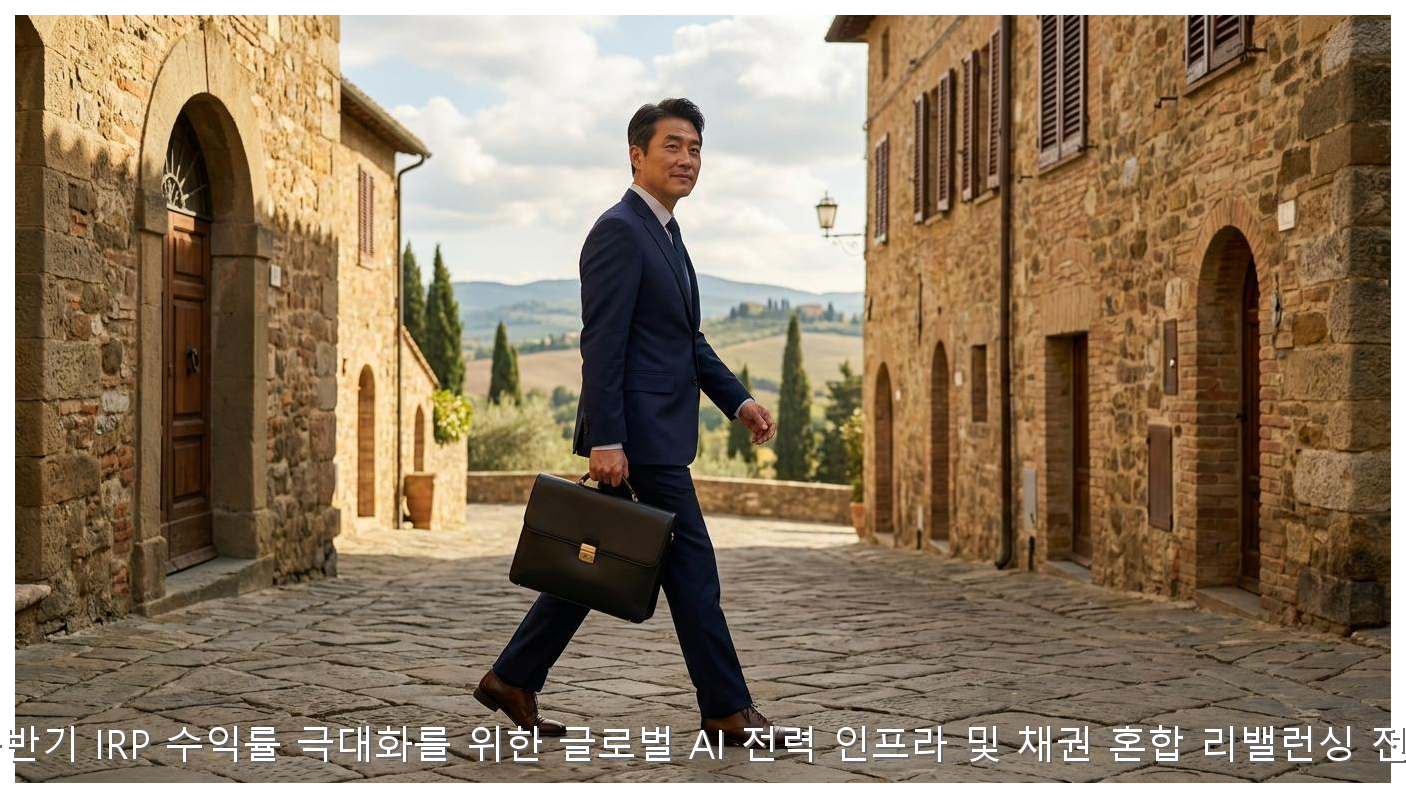 2026년 하반기 IRP 수익률 극대화를 위한 글로벌 AI 전력 인프라 및 채권 혼합 리밸런싱 전략 가이드 핵심 안내 및 분석 인포그래픽 (6)