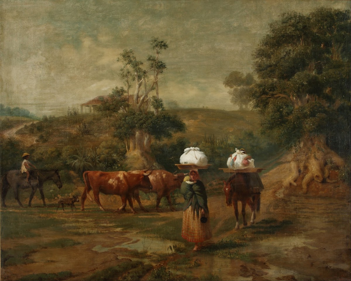 Lavanderas en el bajo de Belgrano 1865