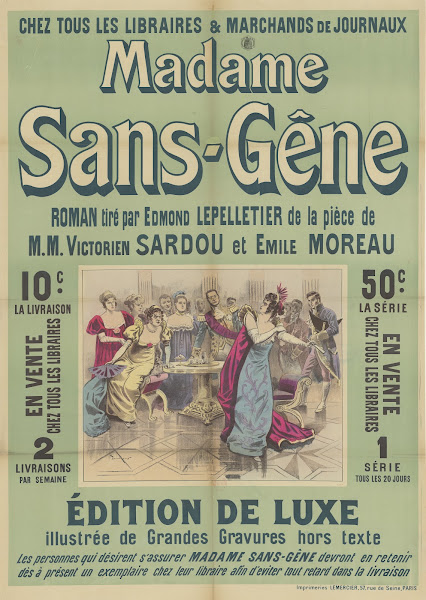Chez tous les libraires Madame Sans Gêne roman tiré par Edmond Lepelletier et Em