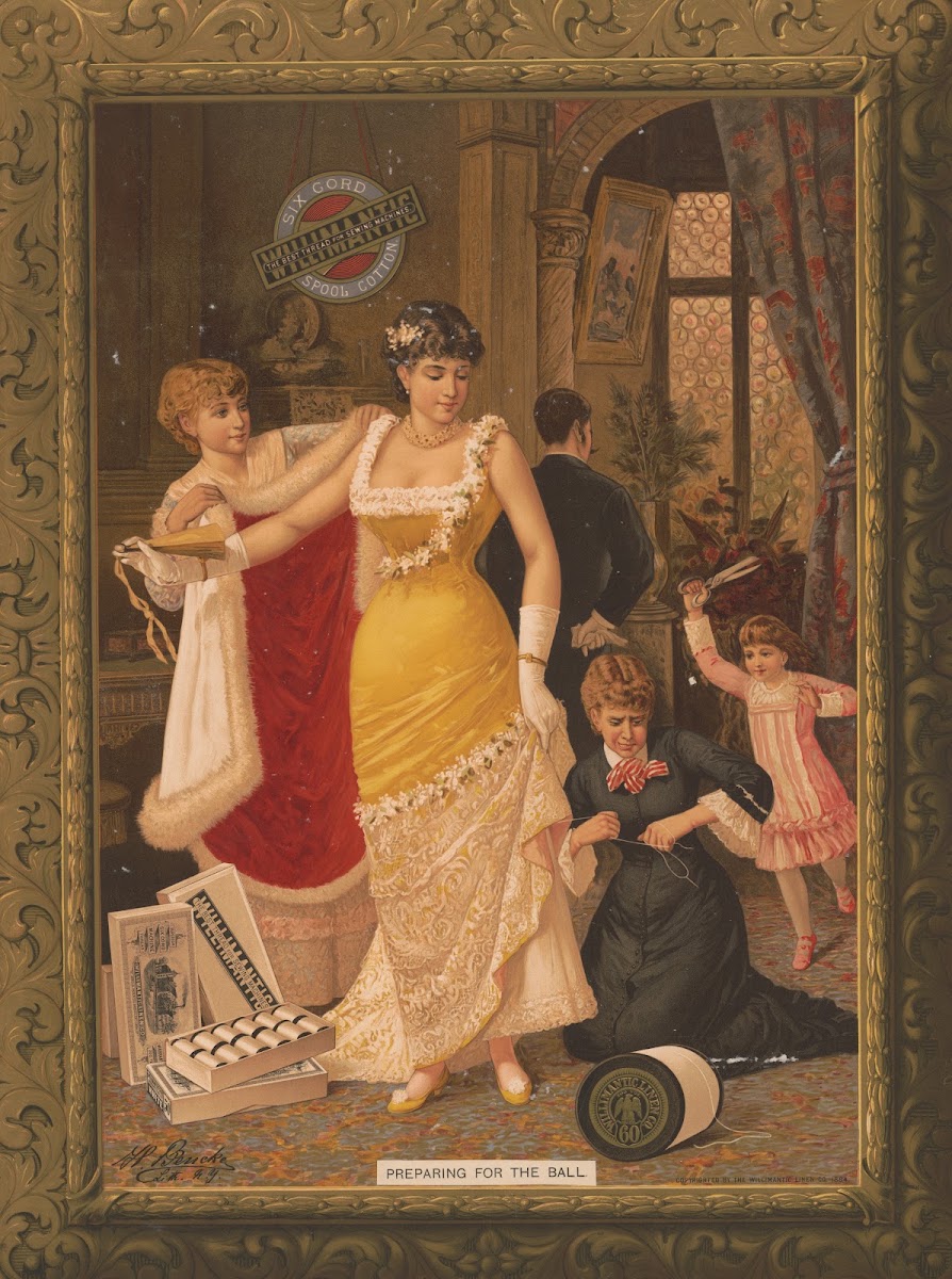 Preparing for the ball 1884