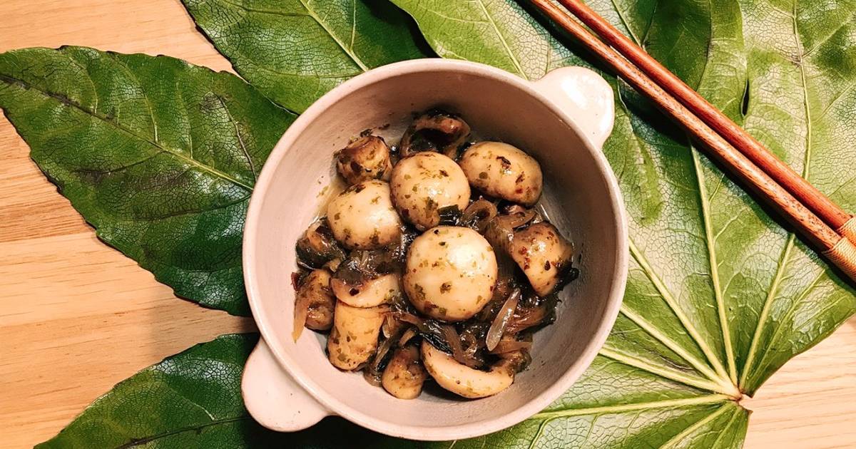 🌱 Nấm Mỡ Kho Rong Biển Chay (Vegan)