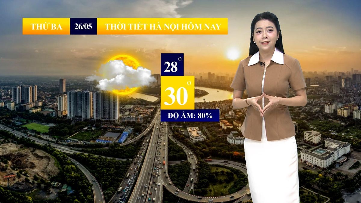Dự báo thời tiết sáng | 26/05/2026 - Đài Phát thanh và truyền hình Hà Nội