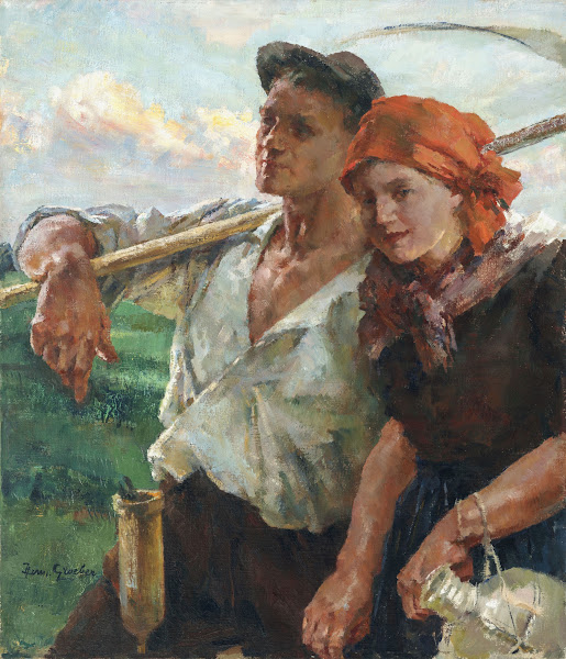 Auf dem Heimweg circa 1920