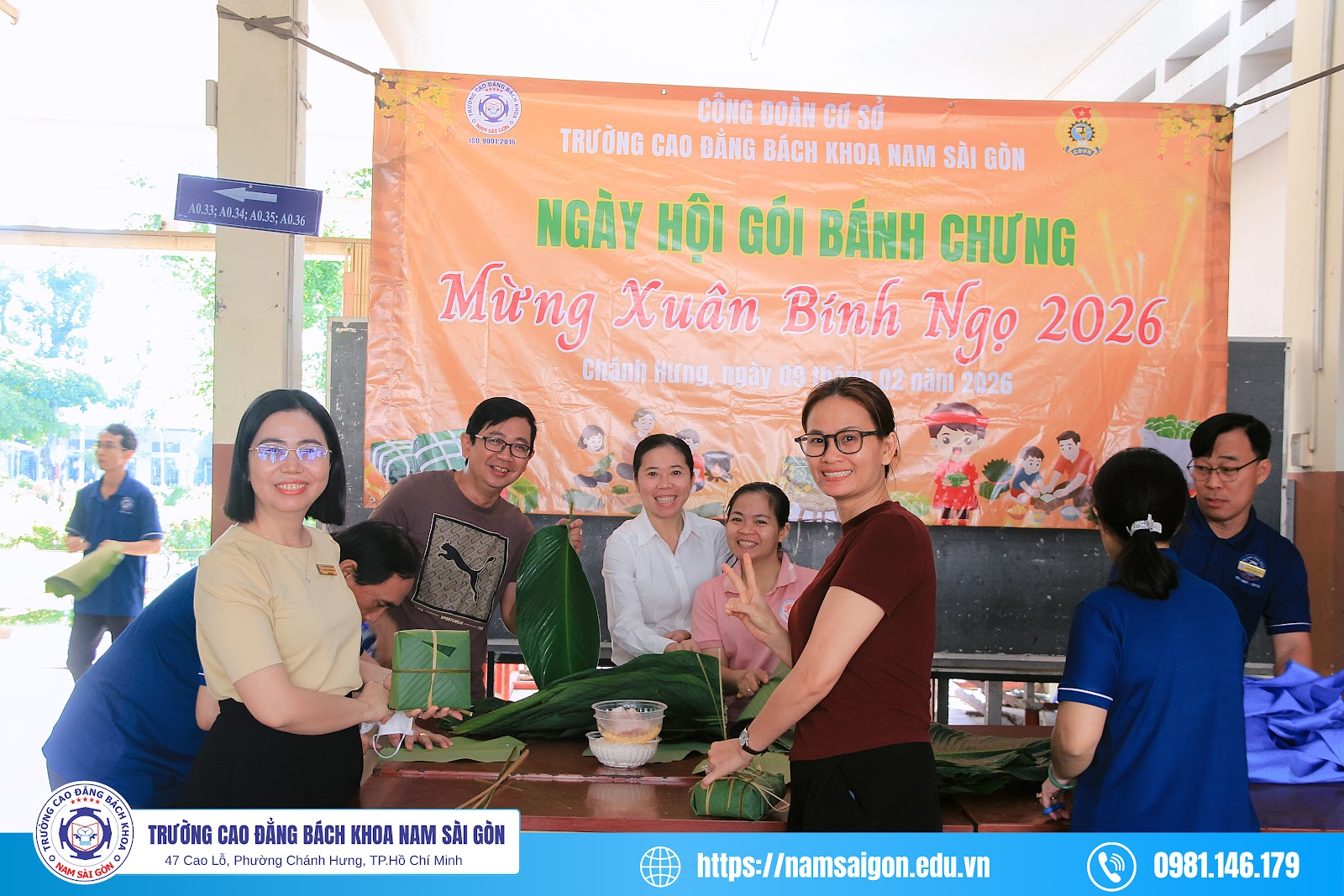 Ngày hội gói bánh chưng đón tết Bính Ngọ năm 2026