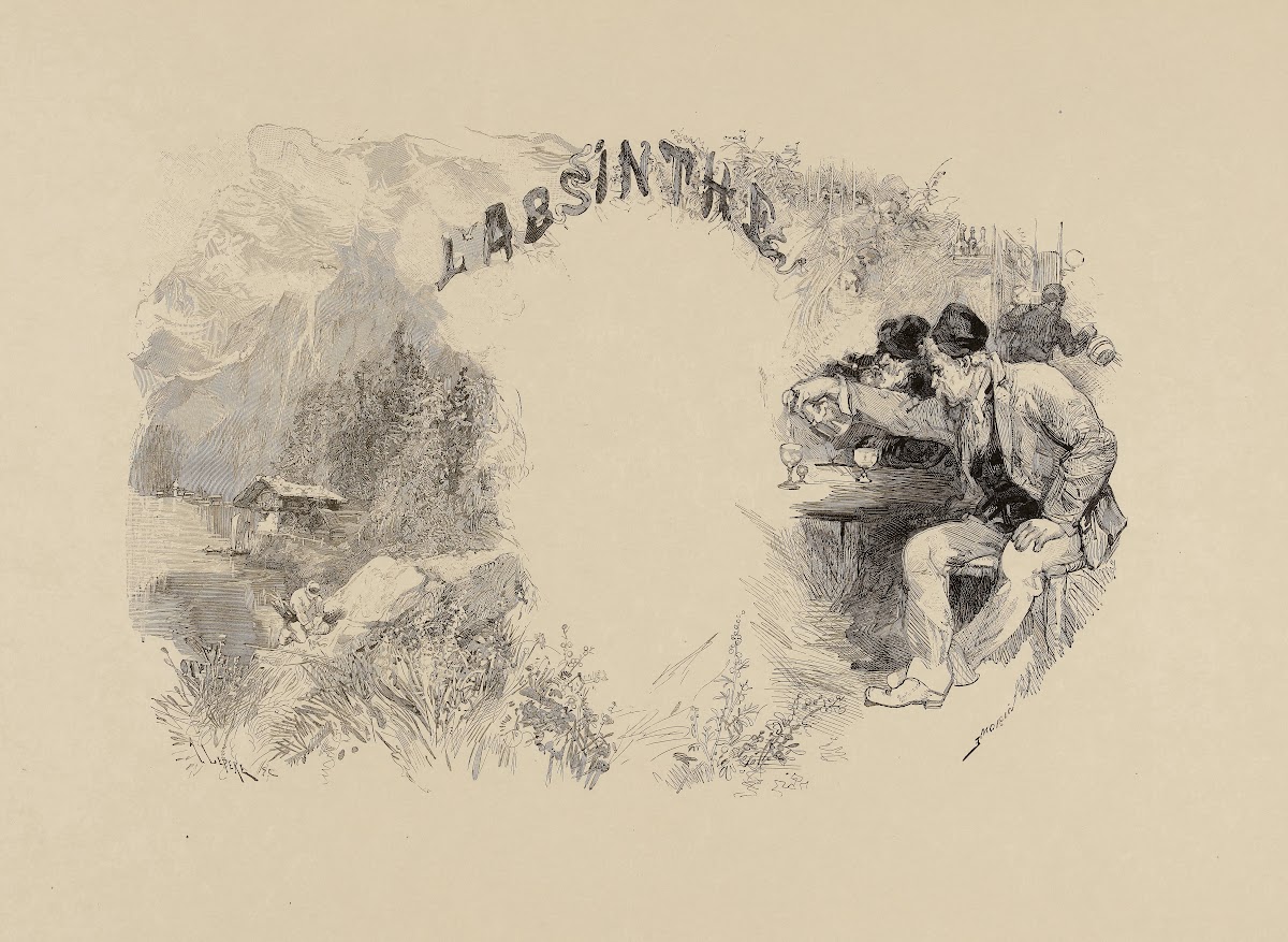 Ce Que Lon Boit Labsinthe 1880