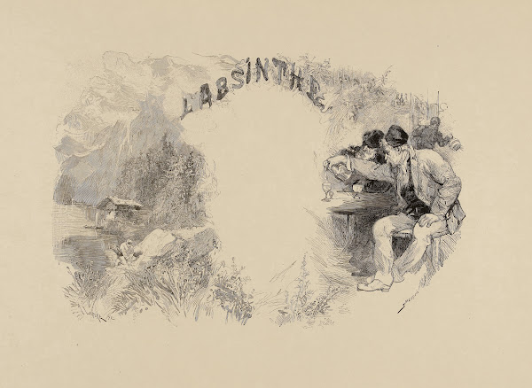 Ce Que Lon Boit Labsinthe 1880