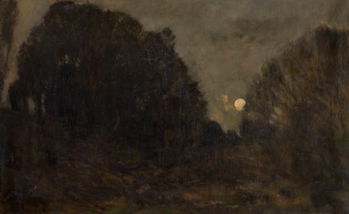 Moonrise at Barbizon 19th century