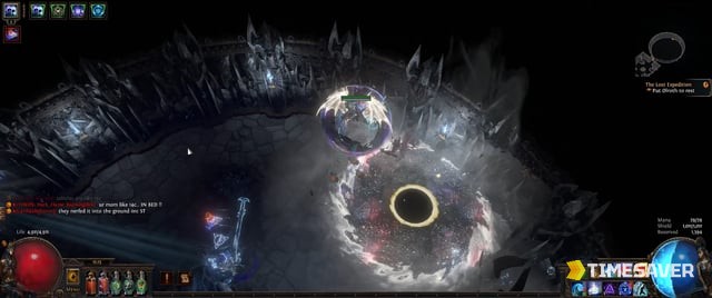 PoE2 Olroth, Origin of the Fall Expedition pinnacle boss arena