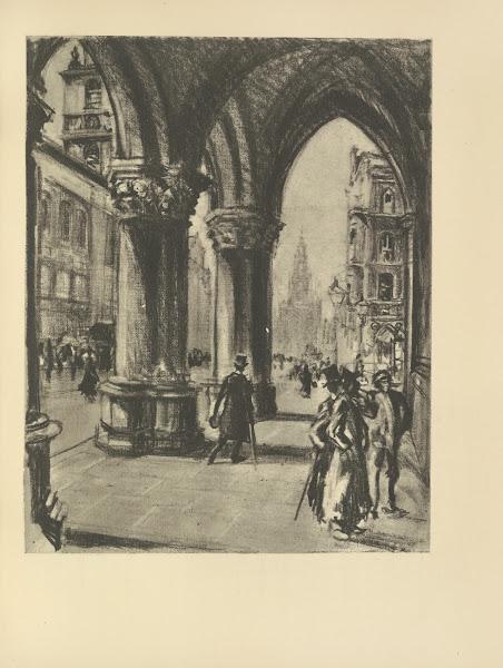 Strand from the Law Courts 1928