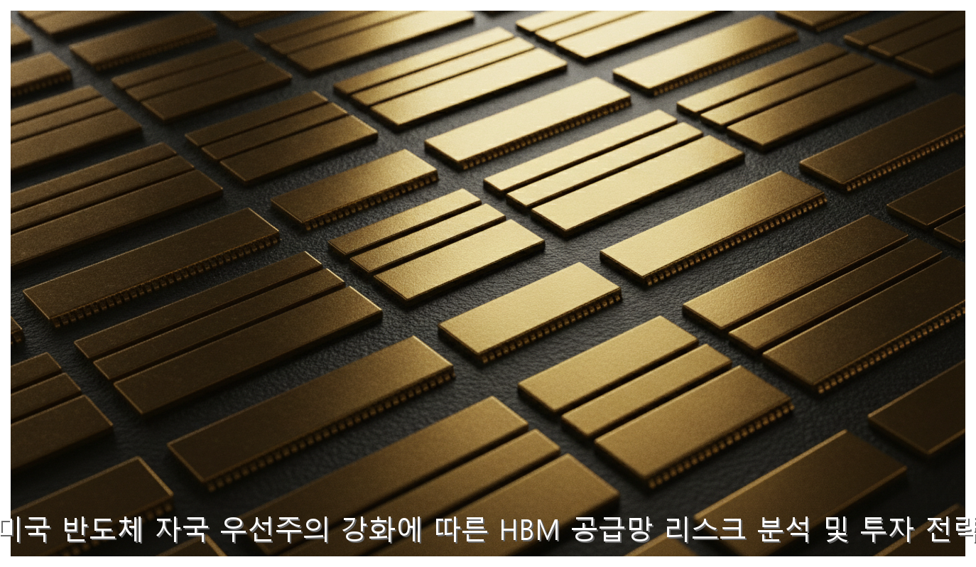 미국 반도체 자국 우선주의 강화에 따른 HBM 공급망 리스크 분석 및 투자 전략 핵심 안내 및 분석 인포그래픽 (5)