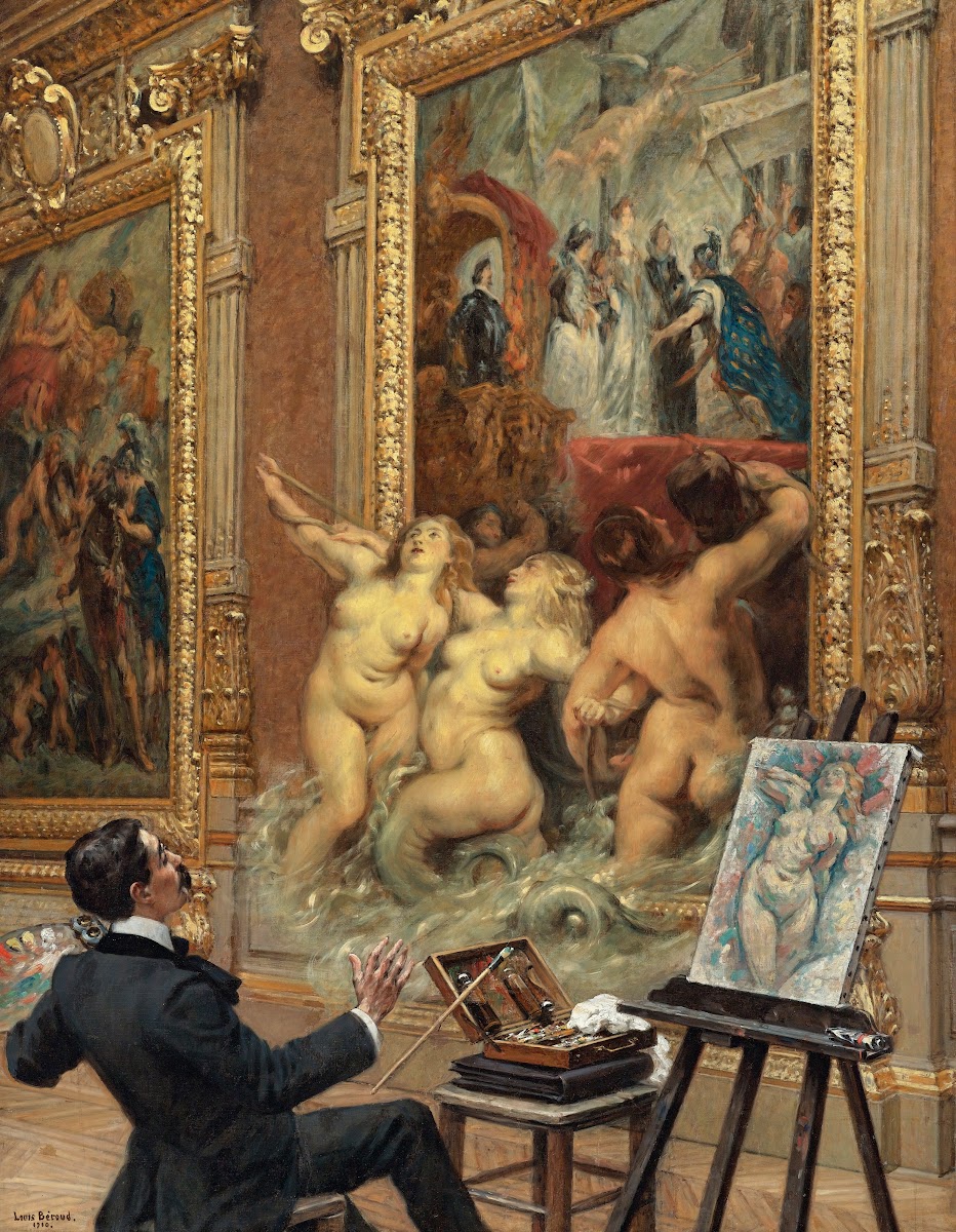 Les Joies De Linondation Dans La Galerie Médicis 1910