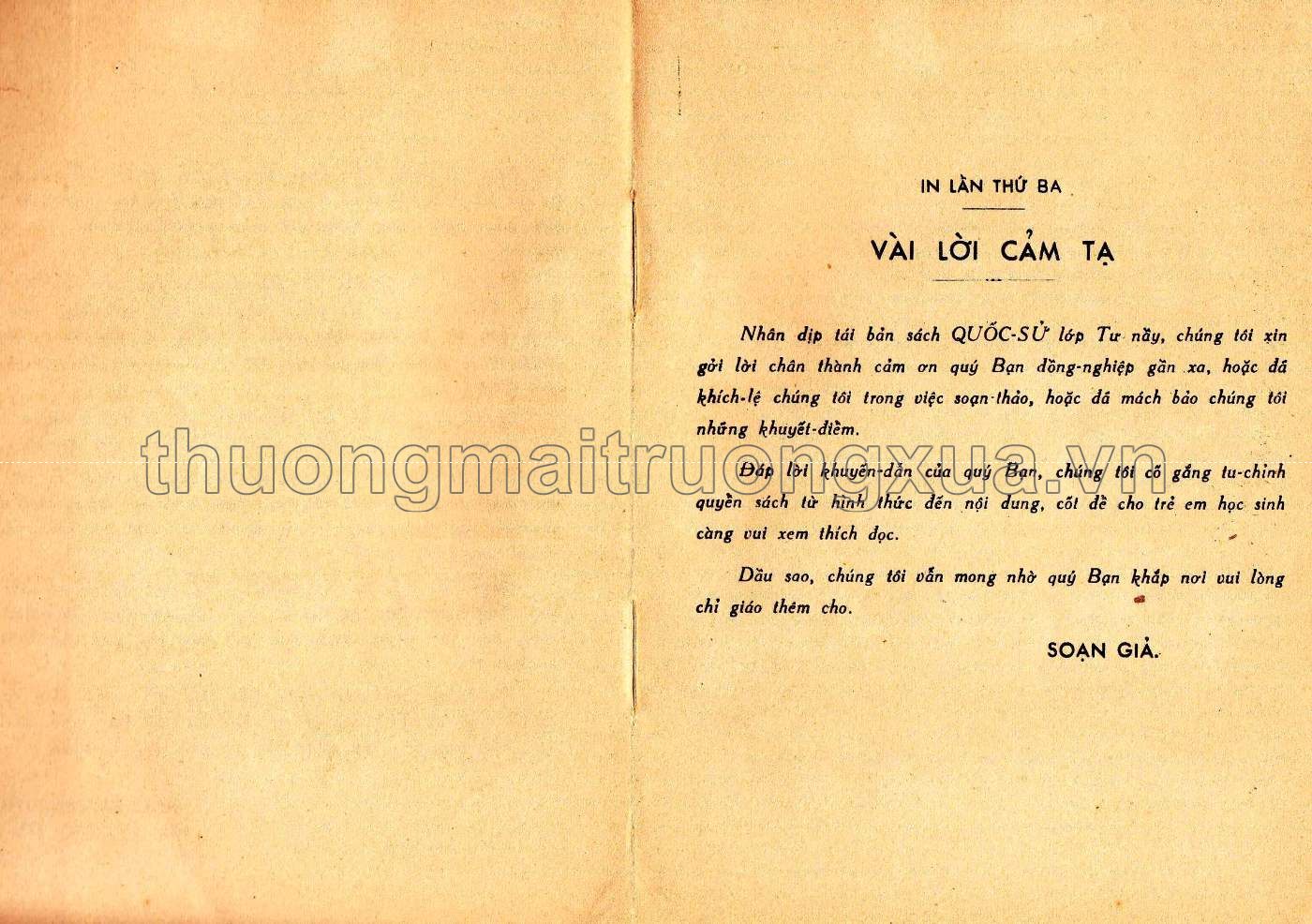 Quốc sử lớp tư (1963) - Trang 4