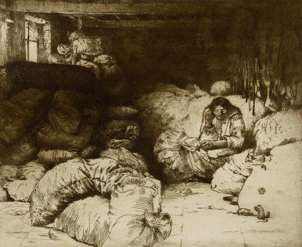 The Sleeping Rag Vendor
