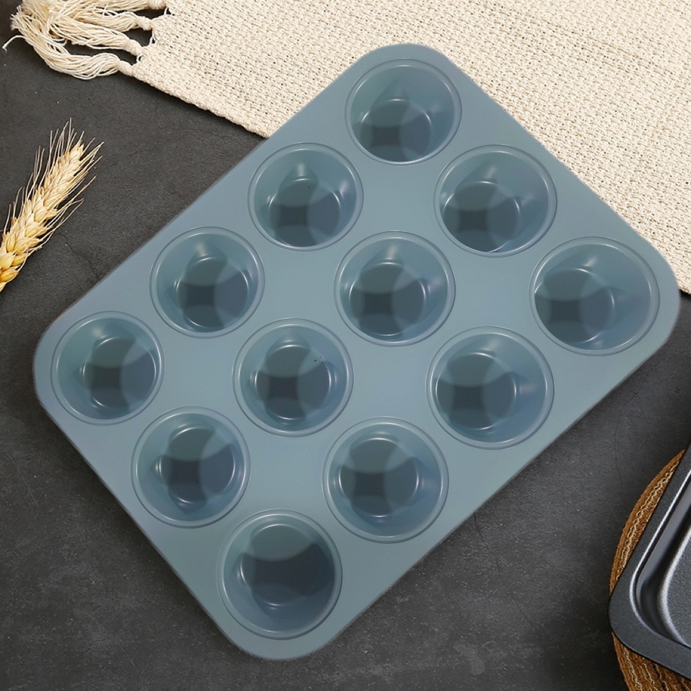 Molde para hornear Link Life™ para 12 muffins, color azul