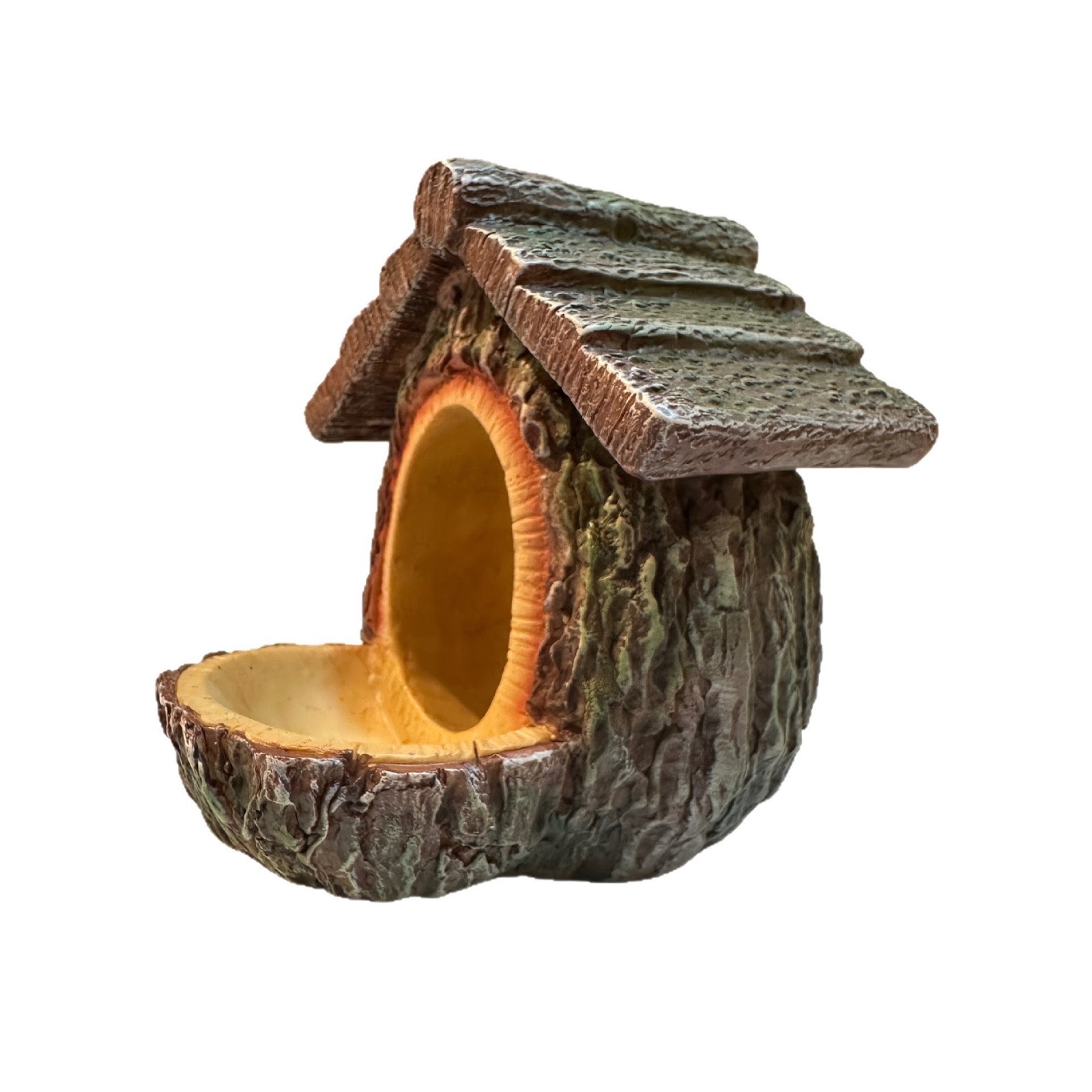 Rustic Stump Birdhouses made of Resin
