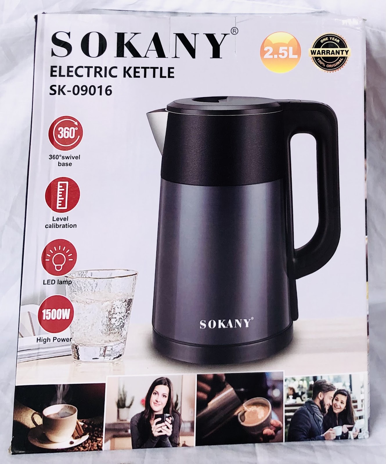Photo 3 of Sokany Electric Kettle (SK-09016)
