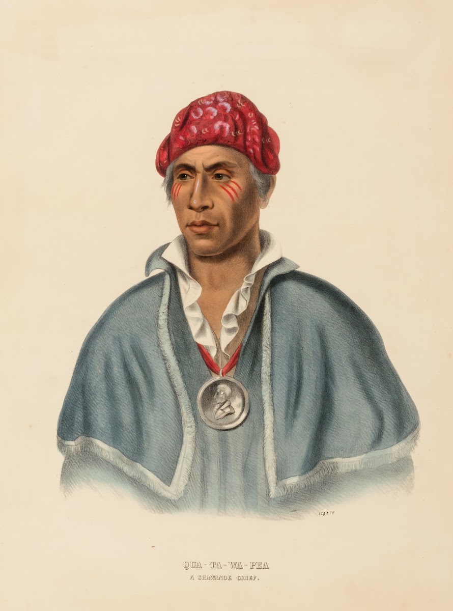 Qua Ta Wa Pla A Shawanoe Chief ca 1837 1844