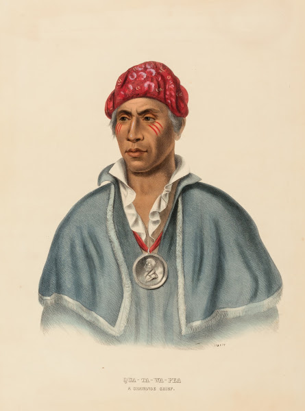 Qua Ta Wa Pla A Shawanoe Chief ca 1837 1844