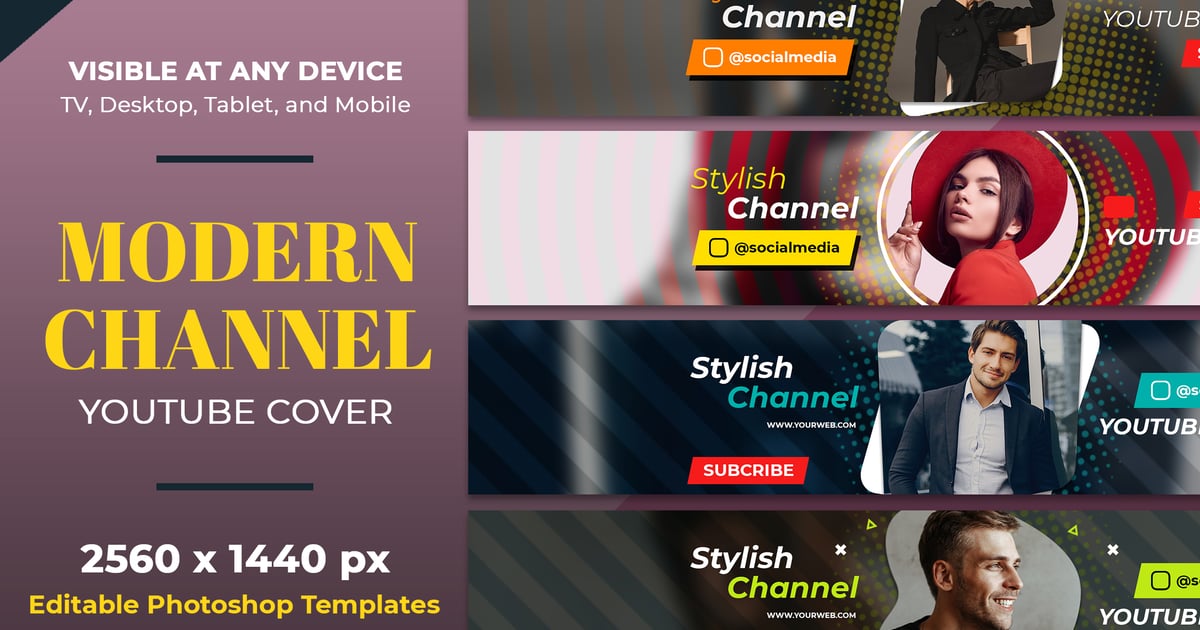 Youtube Channel Template Free Download – Envato Elements
