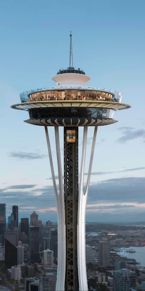 Space Needle, Seattle, Landmark, Tourism 4K iPhone Wallpaper Background