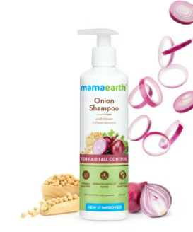 Onion Shampoo with Onion & Plant Keratin for Hair Fall Control - 400ml