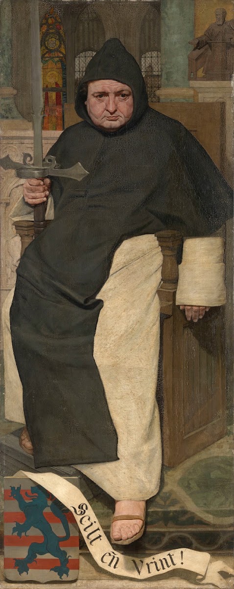 Willem van Saeftinghe Lay Brother of Ter Doest Abbey 1879