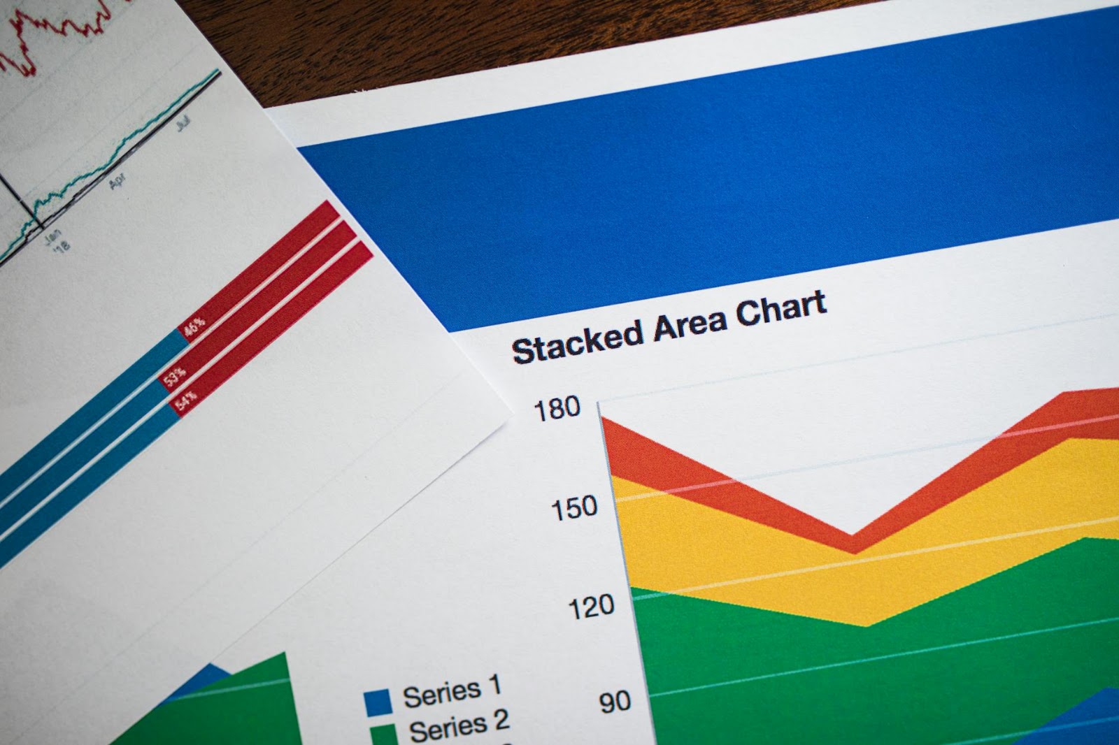 Complex financial market data charts with chaotic lines, illustrating the challenges and AI limitations in market analysis.