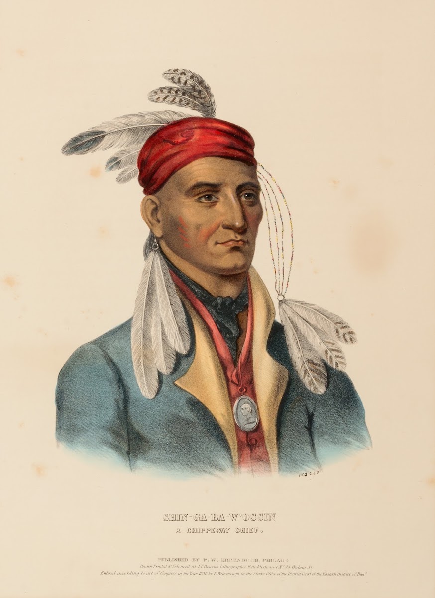 Shin Ga Ba WOssin A Chippeway Chief 1838