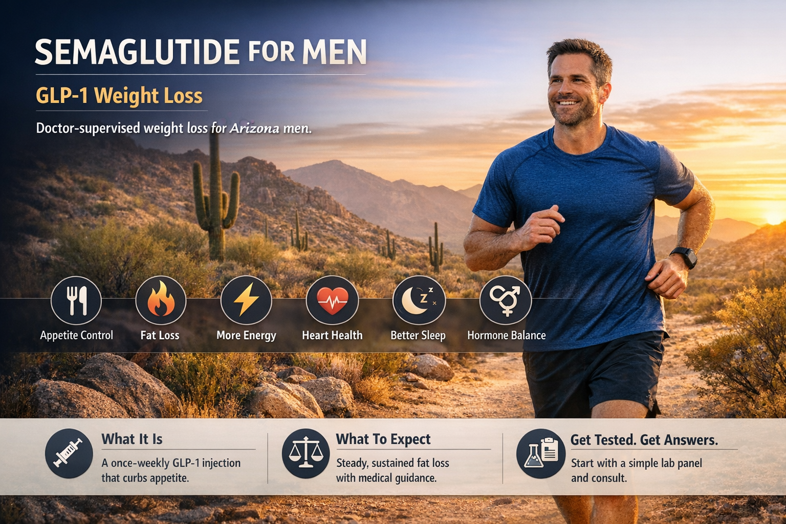 Semaglutide for Men in Arizona: How GLP-1 Weight Loss Works