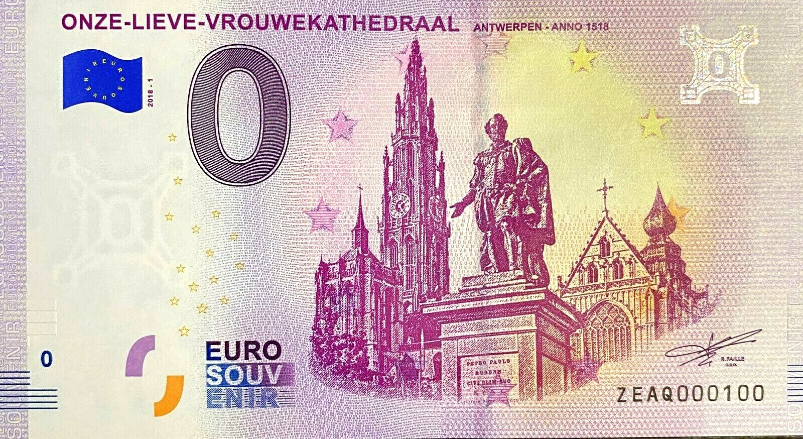 Billet 0€ ONZE-LIEVE-VROUWEKATHEDRAALANTWERPEN - ANNO 1518