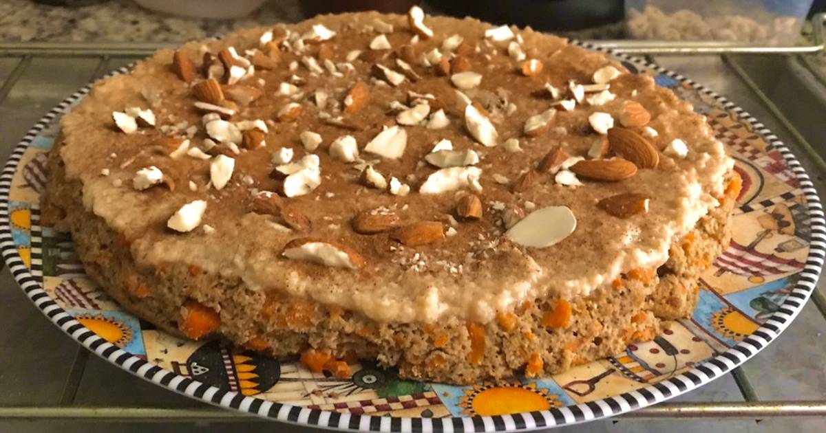Healthy carrot cake, bánh gato carrot eat clean