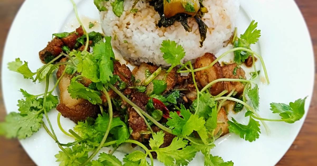 Thịt kho cải chua