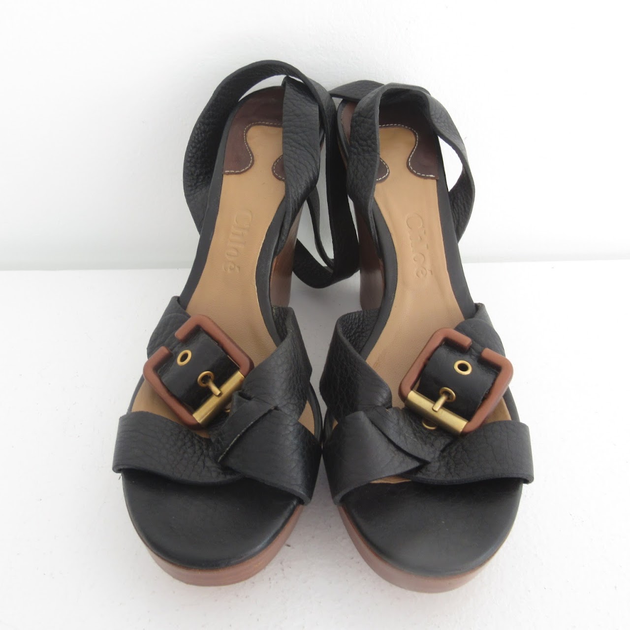 Chloé Platform Wedge Sandals