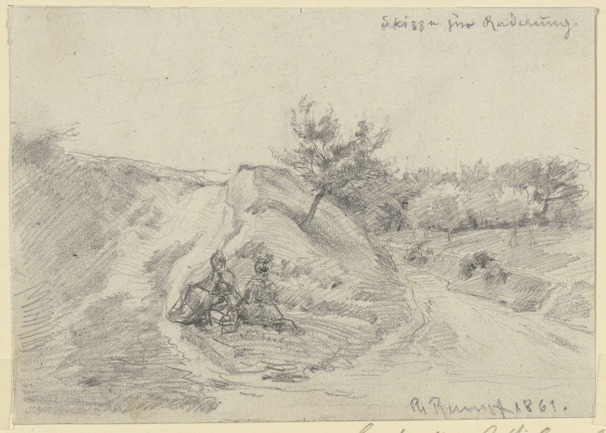 Am Kugelbergweg bei Kronberg im Taunus 1861