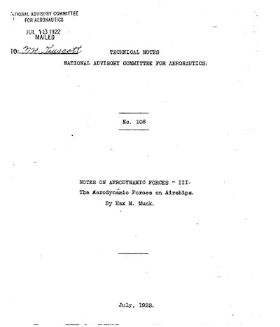 the aerodynamic forces on airships 1922