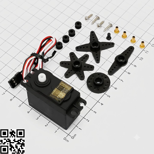 S3003 Động Cơ Servo RC 3.2 kg.cm 180 Độ, Răng Nhựa, 4.8 → 6 V