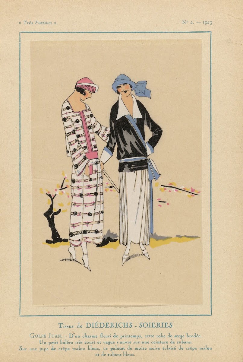 Tissus de Dierderichs  Soieries 1923