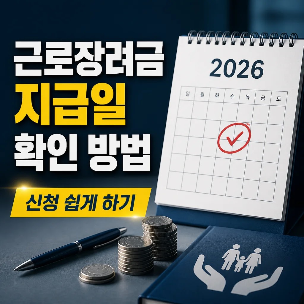 2026년 근로장려금 지급일 확인 방법 5단계