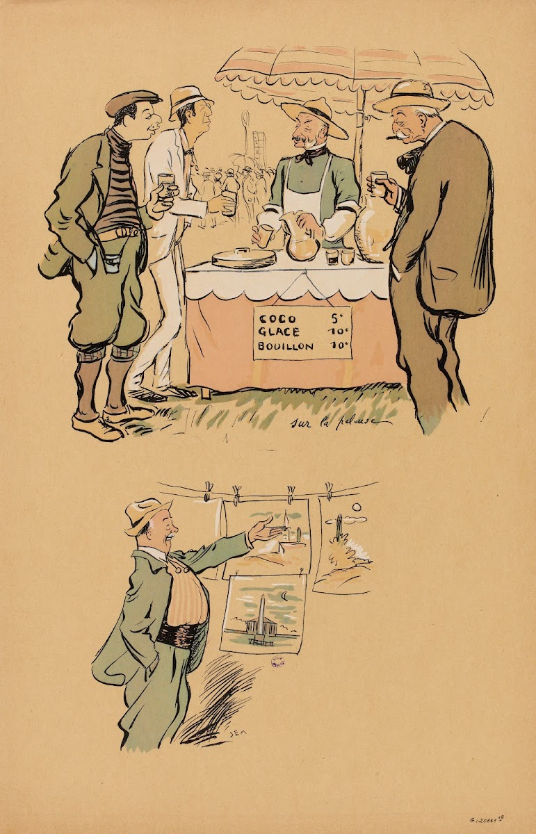 Sur la pelouse 1919