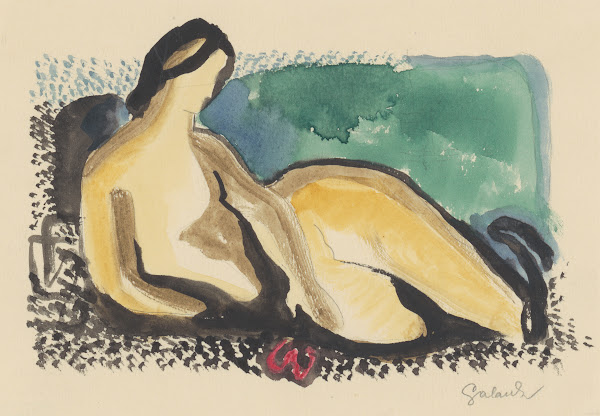 Lying nude 19341935