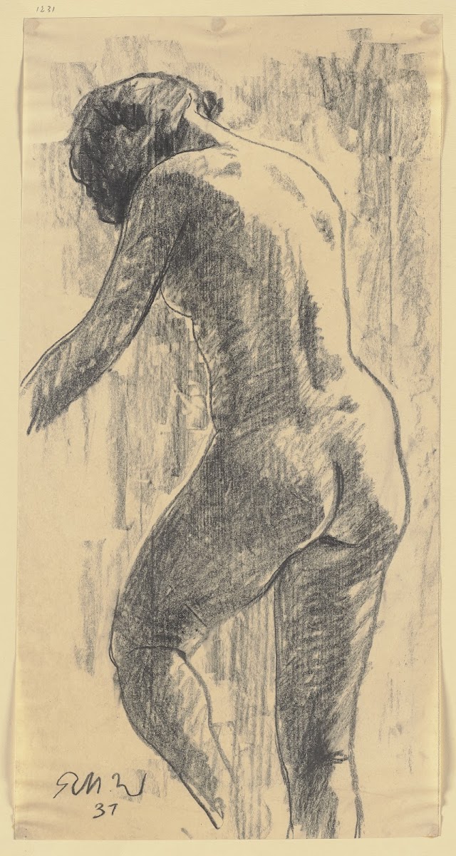 Female Nude From Behind 1931