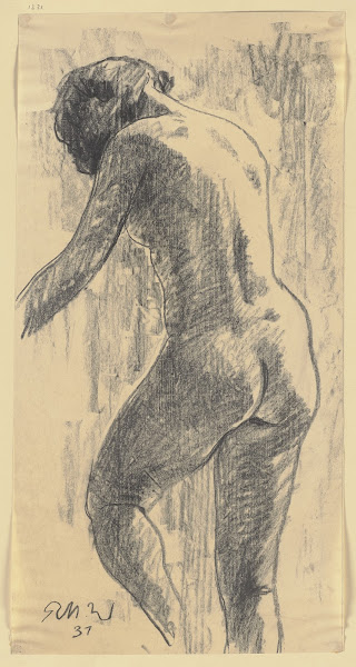 Female Nude From Behind 1931