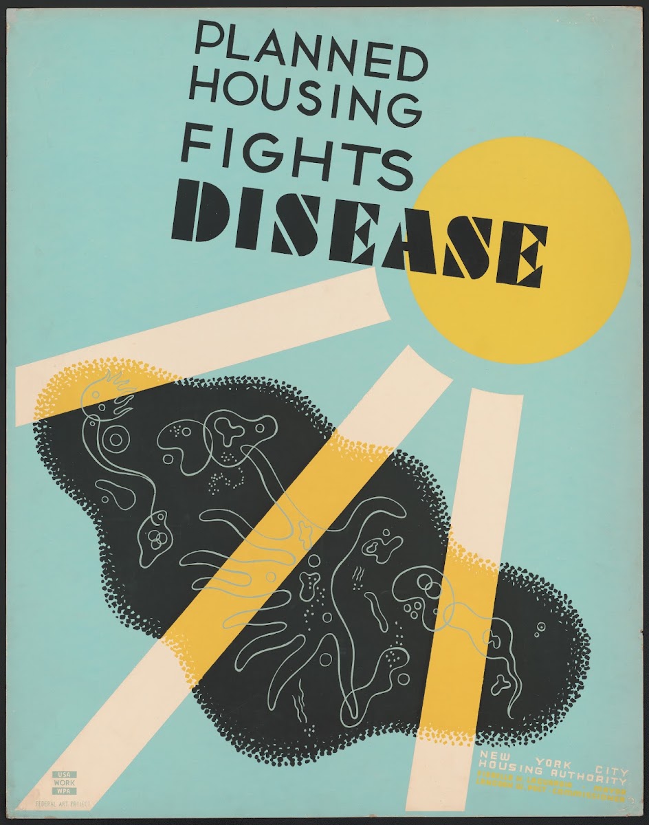 Planned housing fights disease 1936 1938