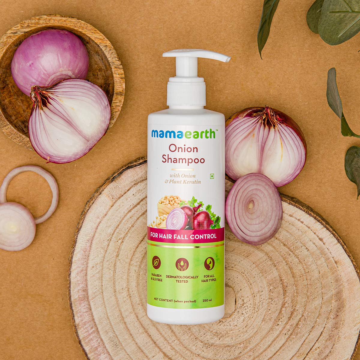 Mamaearth Onion Hair Fall Shampoo 250ml