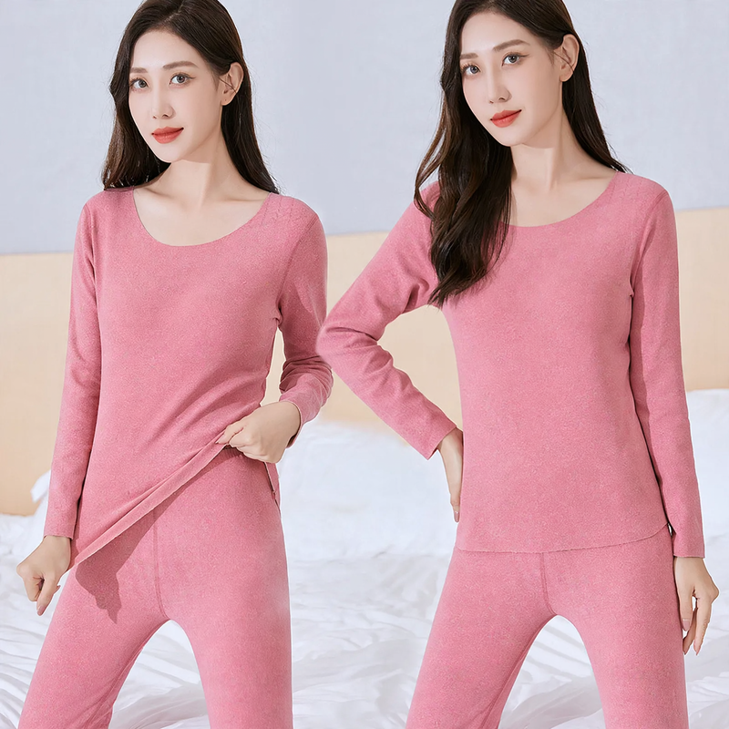 Women's Thermal Set, lined, U-neck