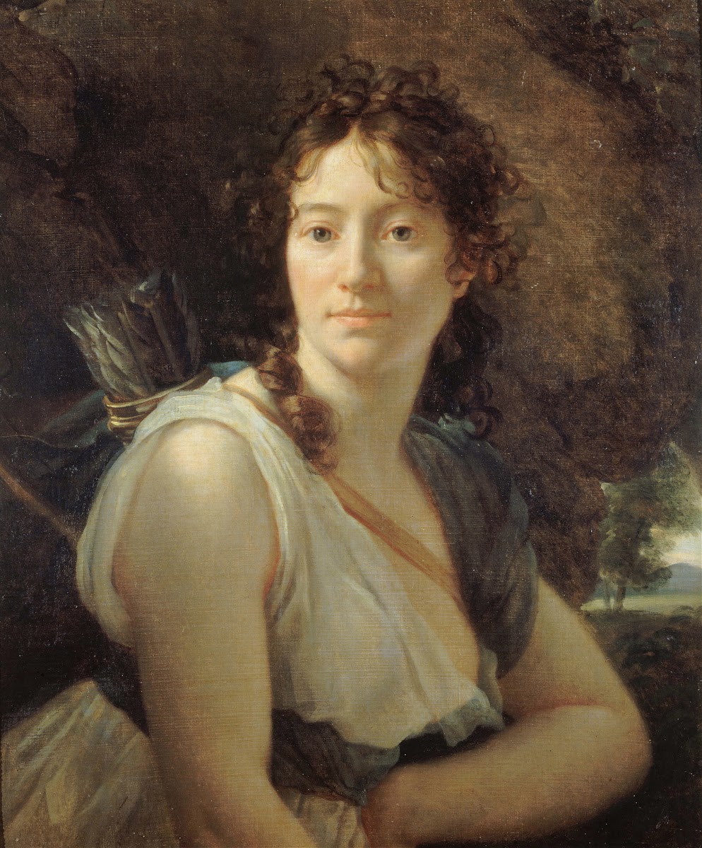 Portrait Of Mademoiselle Duchesnois 1777 1835 Member Of The Comédie Française In
