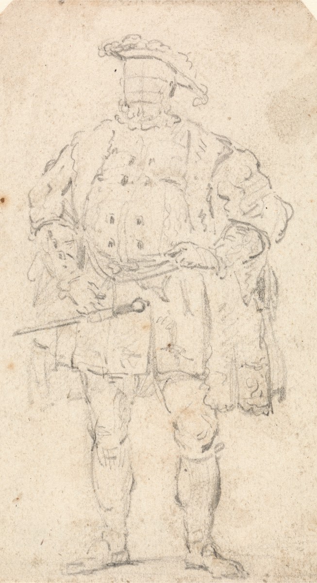 Figure Costume Study of Henry VIII between 1793 and 1795
