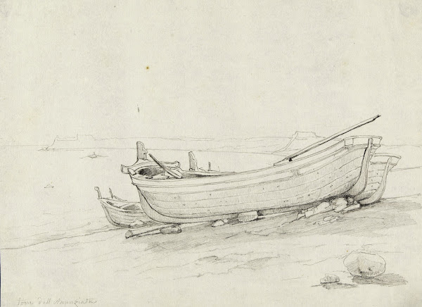 Barques sur la plage de Torre dell Annunziata